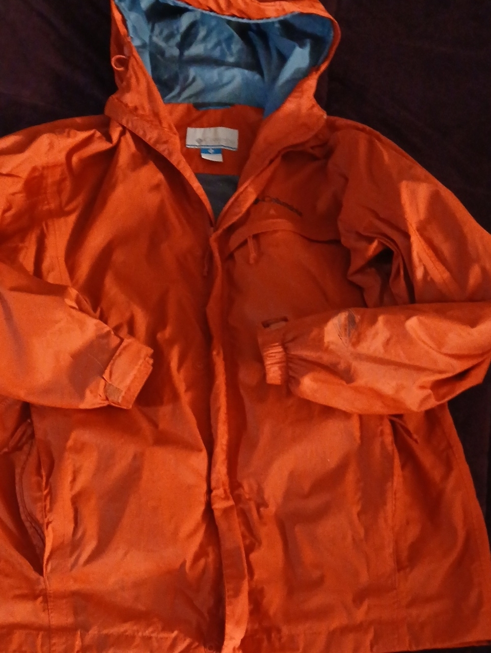 Columbia Unisex Hooded Shell Jacket Waterproof But Breathable. Sz S